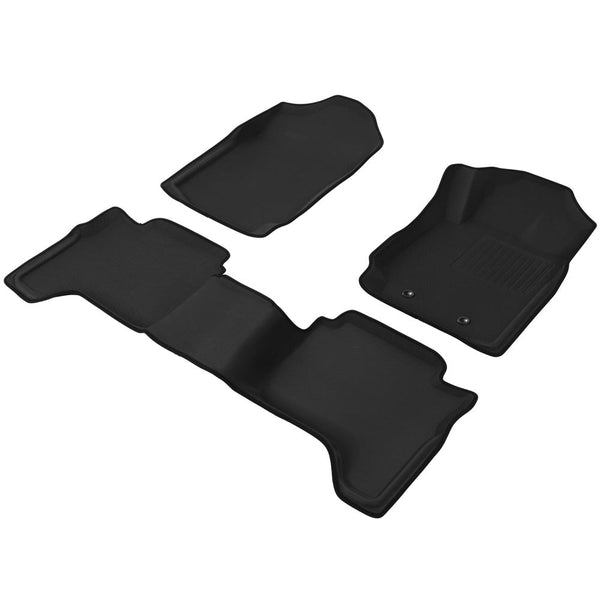 Weisshorn Car Floor Mats Rubber Fits Mazda BT50 Dual Crew Cab 2012-2021 3D BT-50 Does not apply