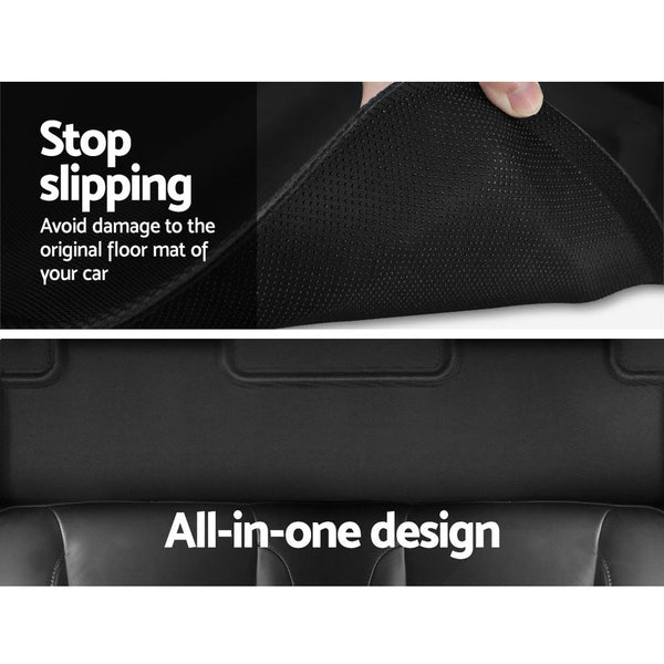 Weisshorn Car Rubber Floor Mats Front and Rear For Tesla Model 3 2021-2022 Does not apply