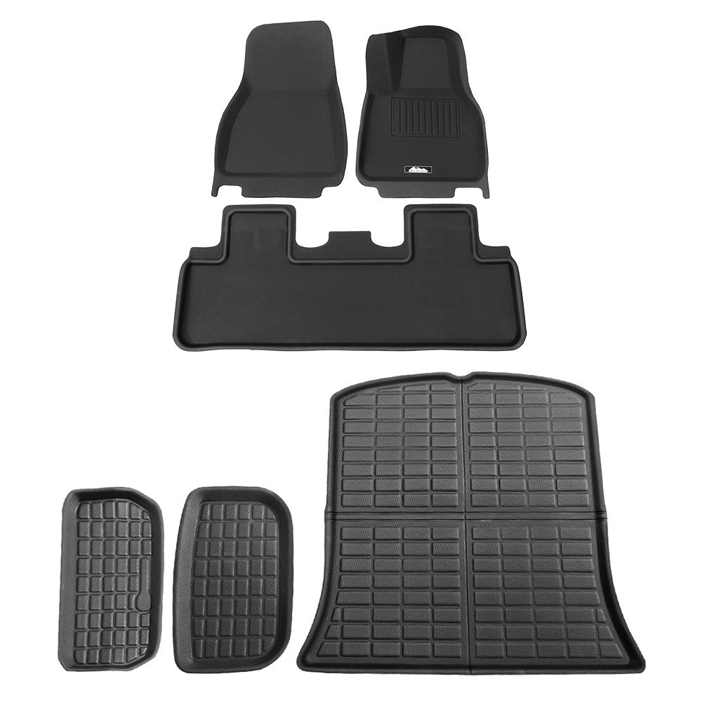Weisshorn Car Rubber Floor Trunk Toolbox Cargo Mats for Tesla Model Y 2021-2023 Weisshorn