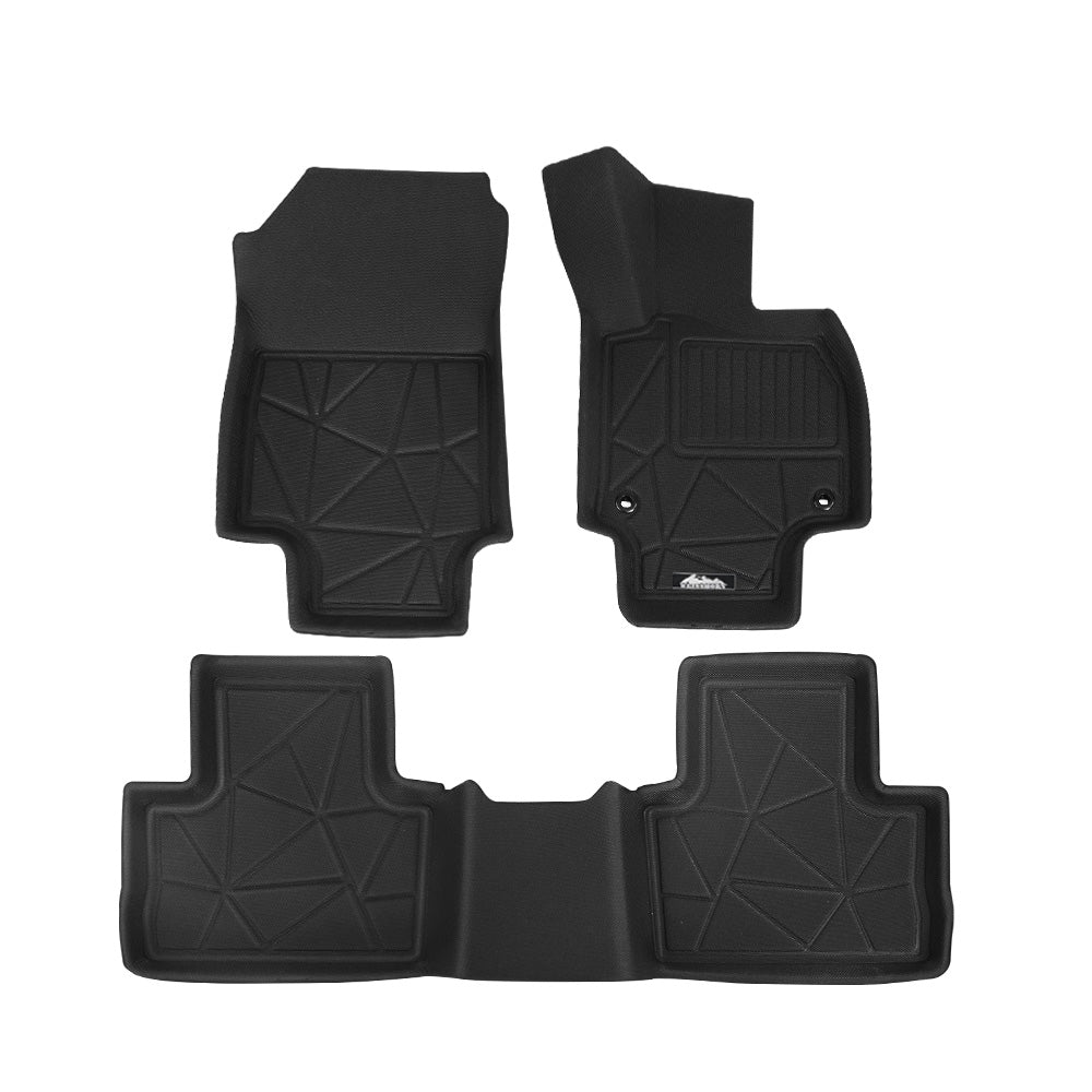 Weisshorn Car Rubber Floor Mats Front And Rear Compatible For Toyota RAV4 2019-2022 Does not apply
