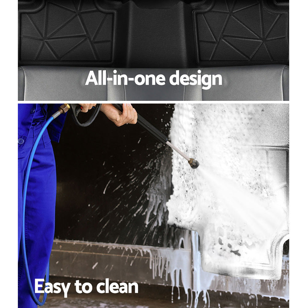 Weisshorn Car Rubber Floor Mats Front And Rear Compatible For Toyota RAV4 2019-2022 Does not apply