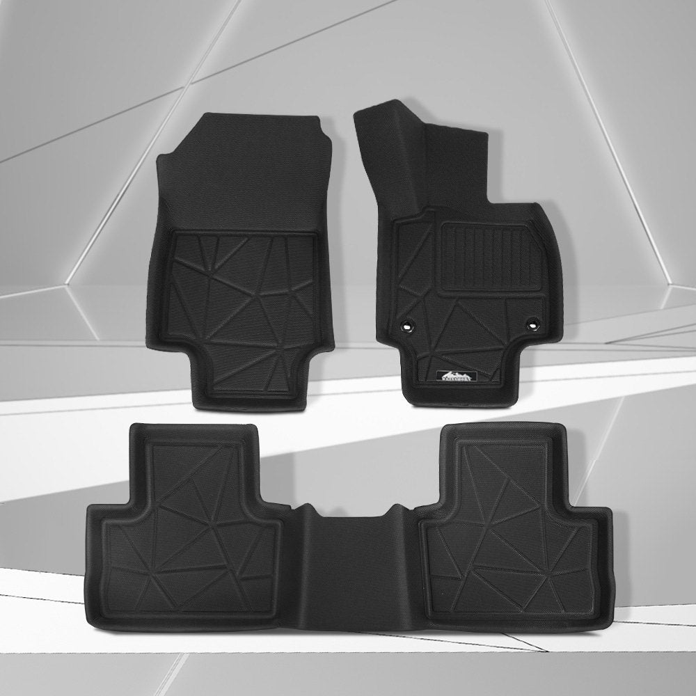 Weisshorn Car Rubber Floor Mats Front And Rear Compatible For Toyota RAV4 2019-2022 Does not apply