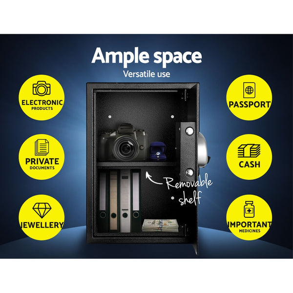 UL-TECH Electronic Safe Digital Security Box LCD Display 50cm freeshipping - Awezingly
