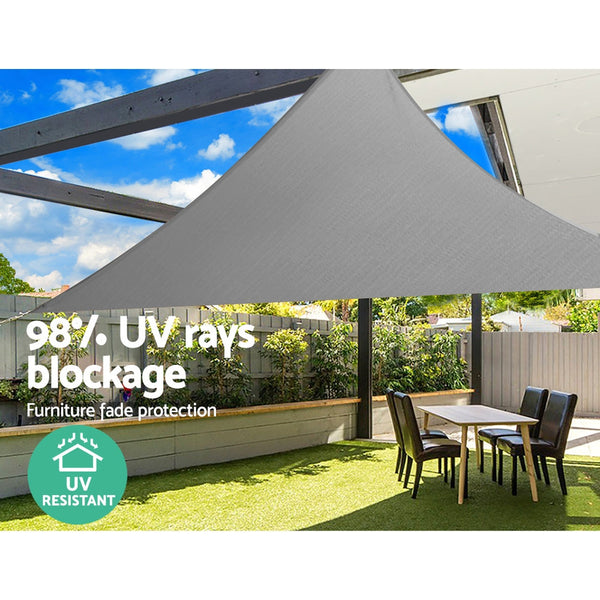 Instahut Sun Shade Sail Cloth Shadecloth Right Rectangle Canopy 280gsm 3x3x4.3m Instahut