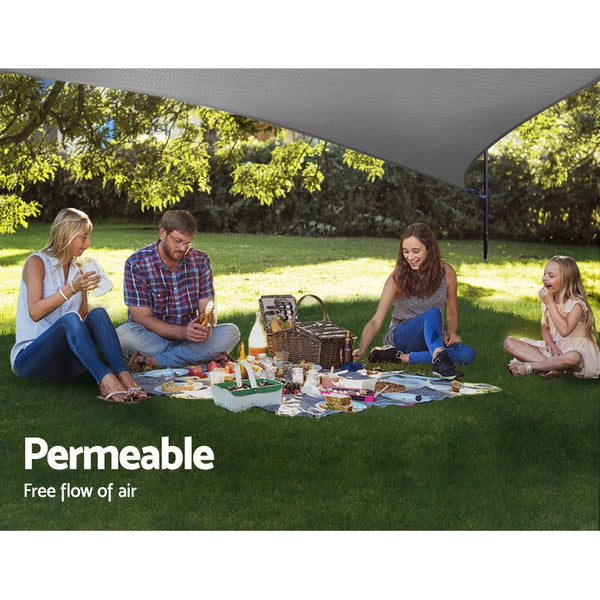 Instahut Sun Shade Sail Cloth Shadecloth Right Rectangle Canopy 280gsm 3x3x4.3m Instahut