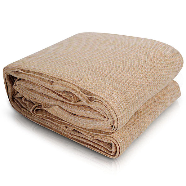 Instahut Sun Shade Sail Cloth Shadecloth Rectangle Heavy Duty Sand Canopy 2x4m Instahut