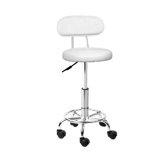 Artiss Salon Stool Swivel Barber Chair Backrest Hairdressing Hydraulic Height Artiss