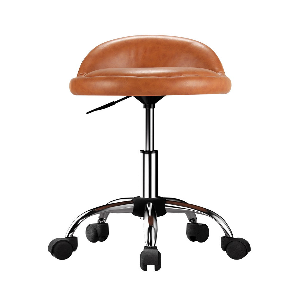 Artiss Salon Stool Swivel Chair Backrest Chairs Artiss