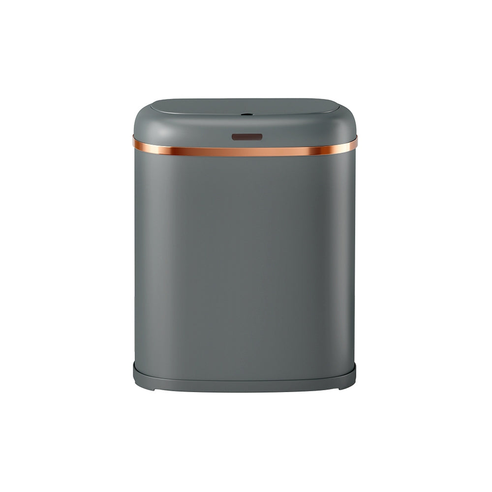 Devanti 38L Motion Sensor Bin Rubbish Waste Automatic Trash Can Kitchen Grey Devanti