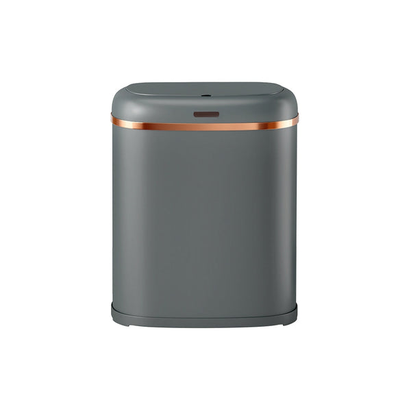 Devanti 38L Motion Sensor Bin Rubbish Waste Automatic Trash Can Kitchen Grey Devanti