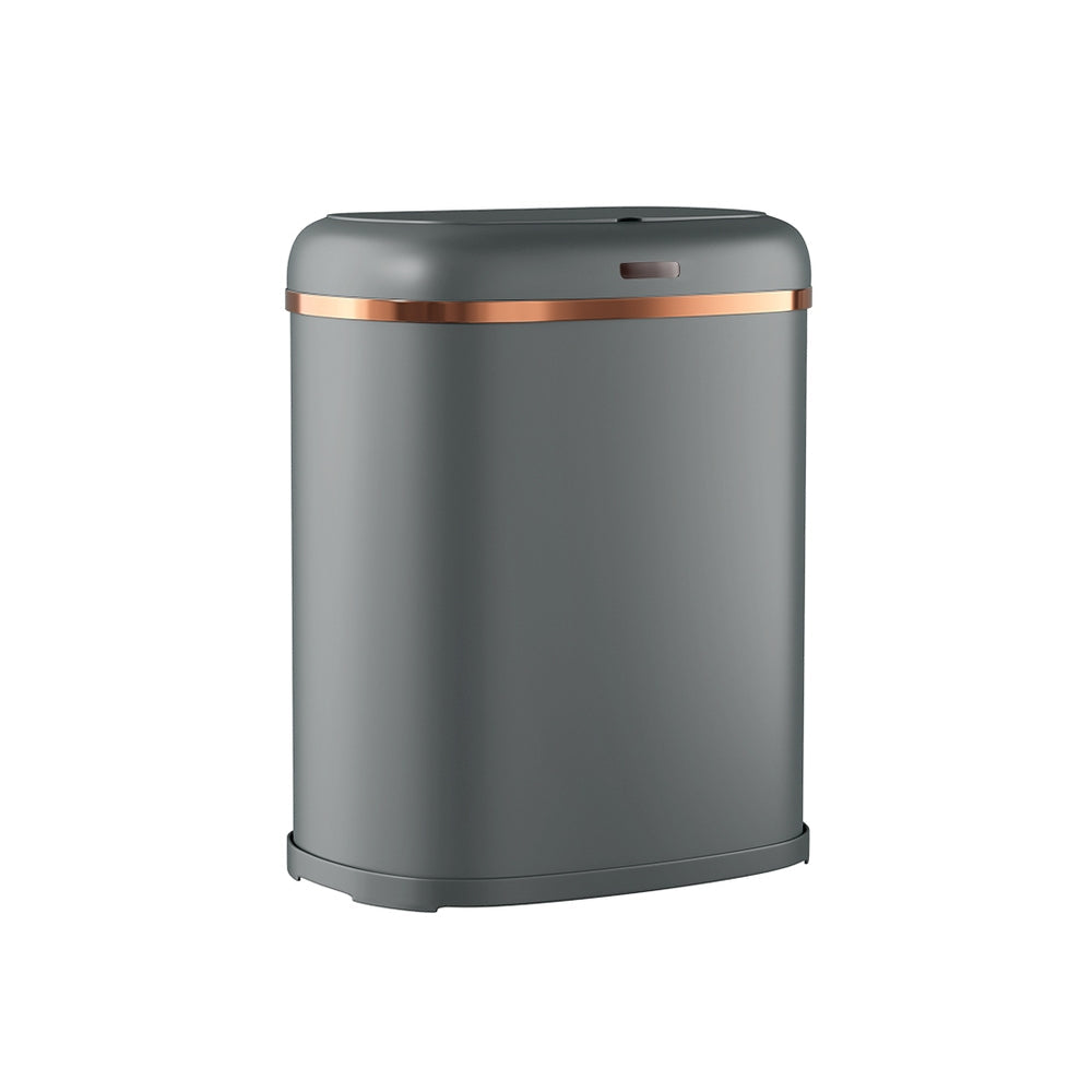 Devanti 38L Motion Sensor Bin Rubbish Waste Automatic Trash Can Kitchen Grey Devanti