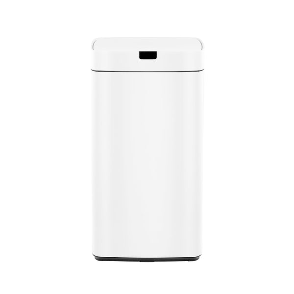 Devanti 45L Sensor Bin White freeshipping - Awezingly