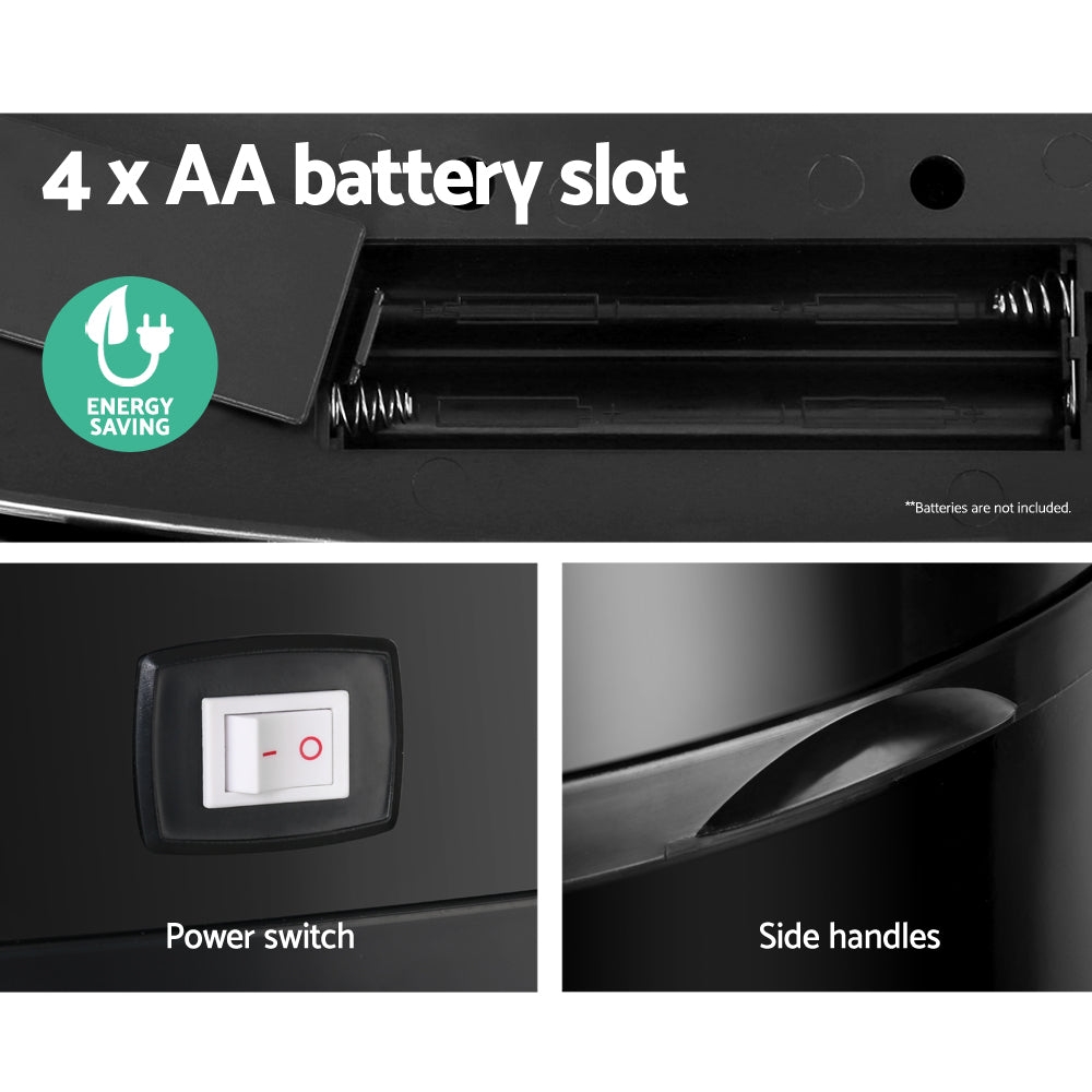 68L Motion Sensor Rubbish Bin - Black freeshipping - Awezingly