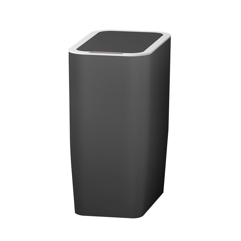 Devanti Motion Sensor Bin Automatic Rubbish Bins Waste Trash Can Ash Black 9L Devanti