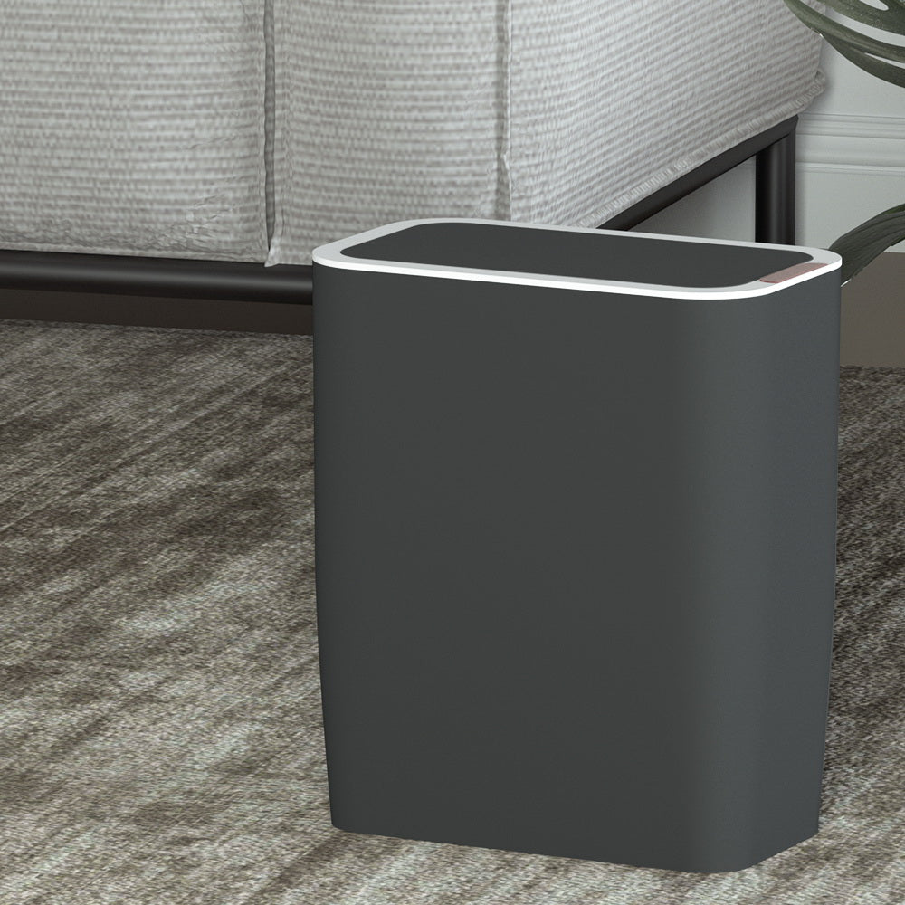 Devanti Motion Sensor Bin Automatic Rubbish Bins Waste Trash Can Ash Black 9L Devanti