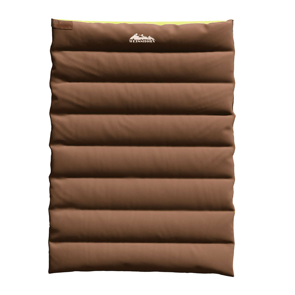 Weisshorn Sleeping Bag Double Bags Thermal Camping Hiking Tent Brown -5°C Weisshorn