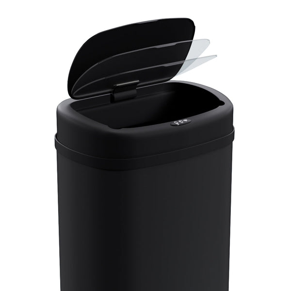 Devanti Sensor Bin 50L Motion Rubbish Trash Can Auto Touch Free Kitchen Black Devanti