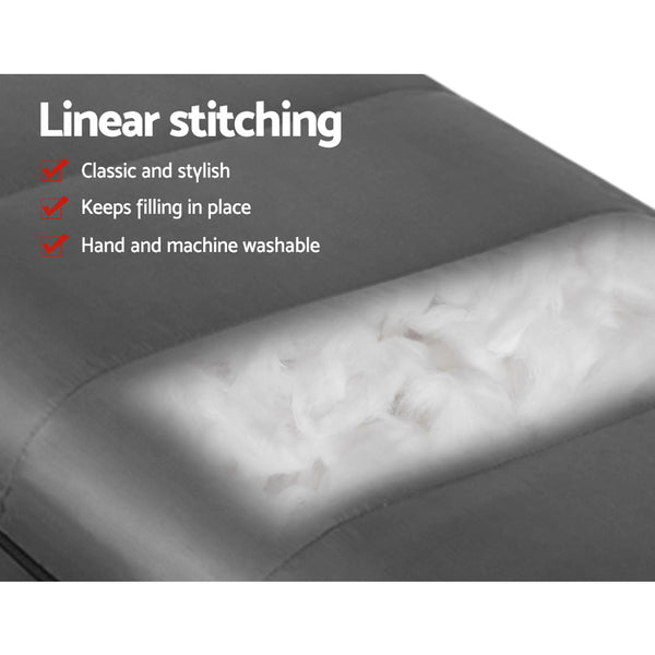 Weisshorn Sleeping Bag Single Camping Hiking Winter Thermal Grey freeshipping - Awezingly