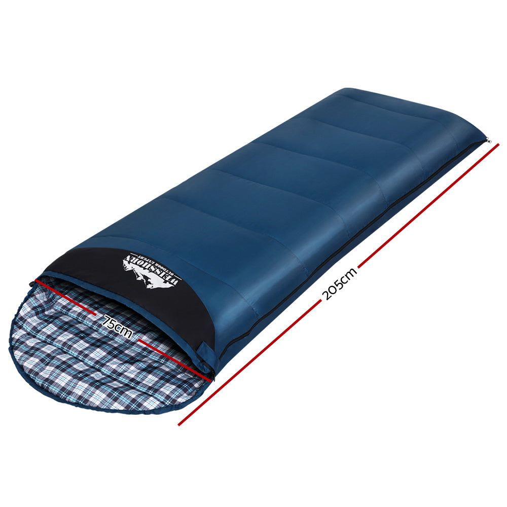 Weisshorn Sleeping Bag Single Camping Hiking Winter Thermal freeshipping - Awezingly