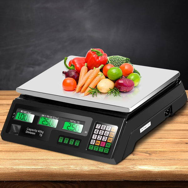 eMAJIN Scales Digital Kitchen 40KG Weighing Scales Shop Market LCD Does not apply