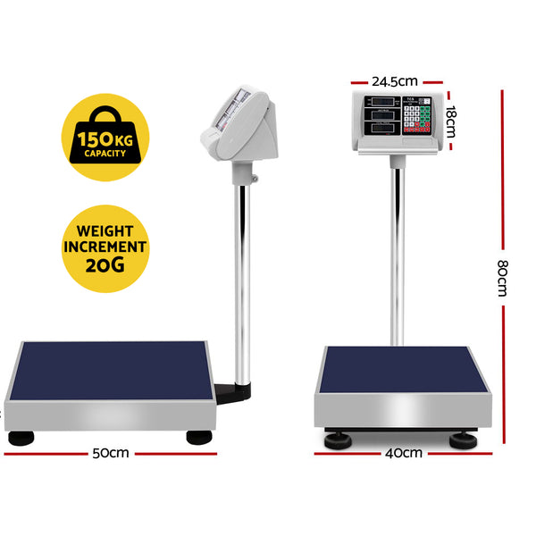 150KG Digital Platform Scale Electronic Scales Shop Market Commercial Postal freeshipping - Awezingly