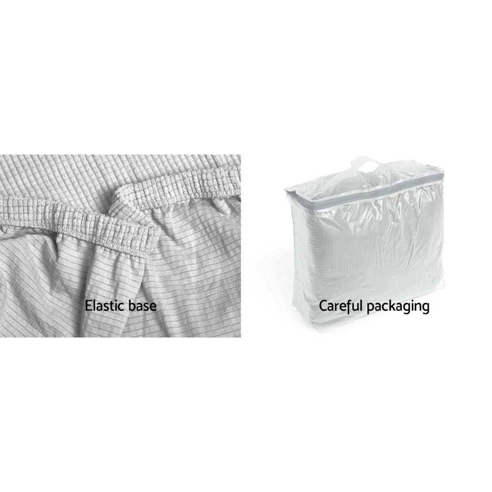 Artiss High Stretch Sofa Cover Couch Lounge Protector Slipcovers 3 Seater Grey Artiss