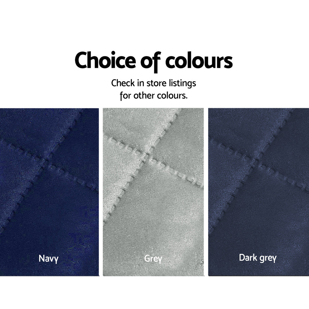 Artiss Sofa Cover Quilted Couch Covers Lounge Protector Slipcovers 3 Seater Dark Grey Artiss