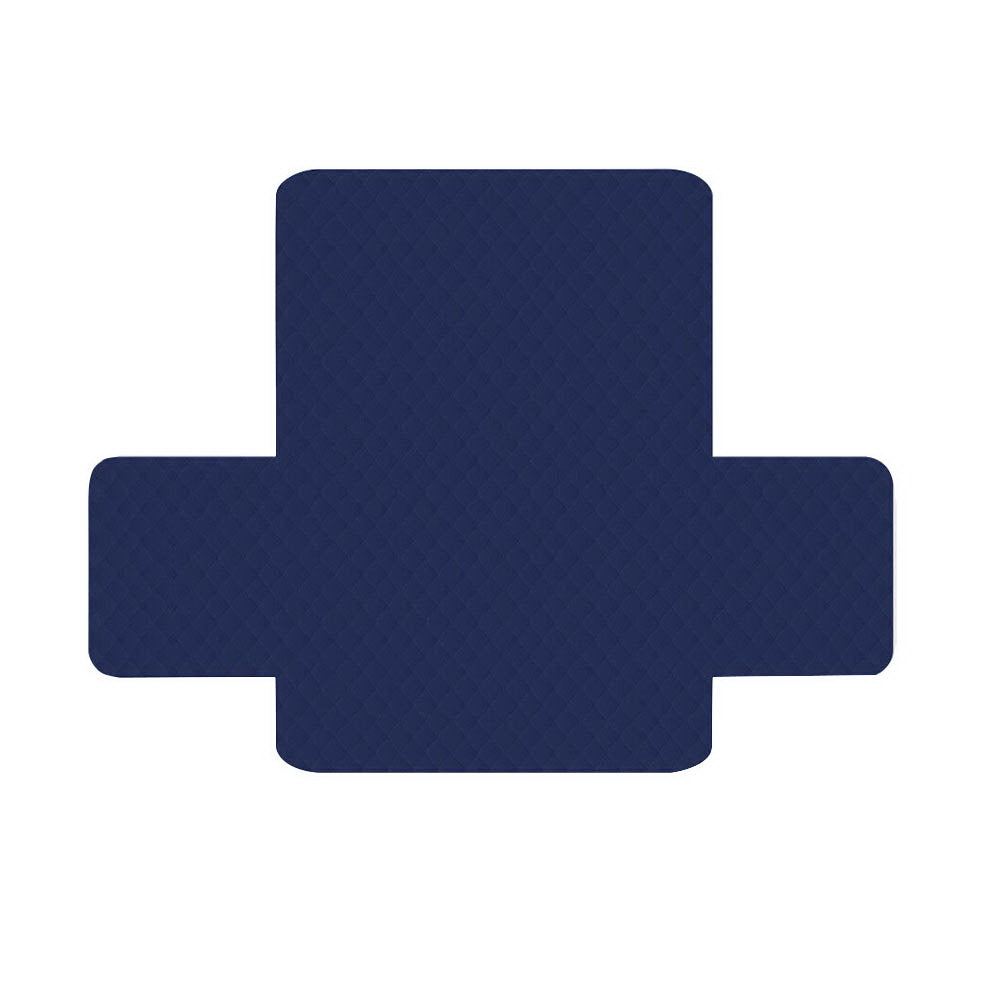 Artiss Sofa Cover Quilted Couch Covers Lounge Protector Slipcovers 3 Seater Navy Artiss