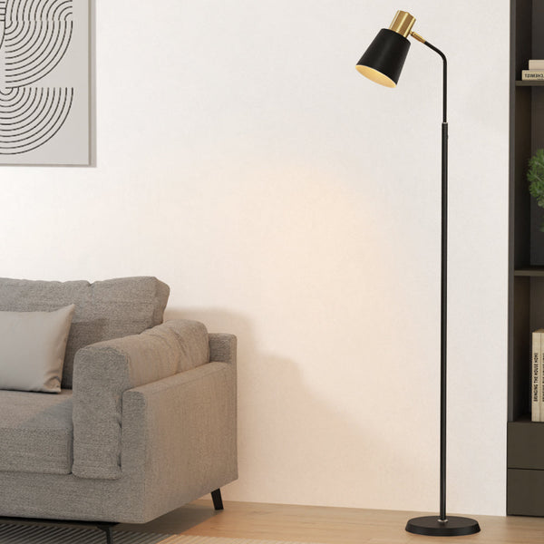 Artiss Floor Lamp Modern Light Stand LED Home Room Office Reading Black Artiss