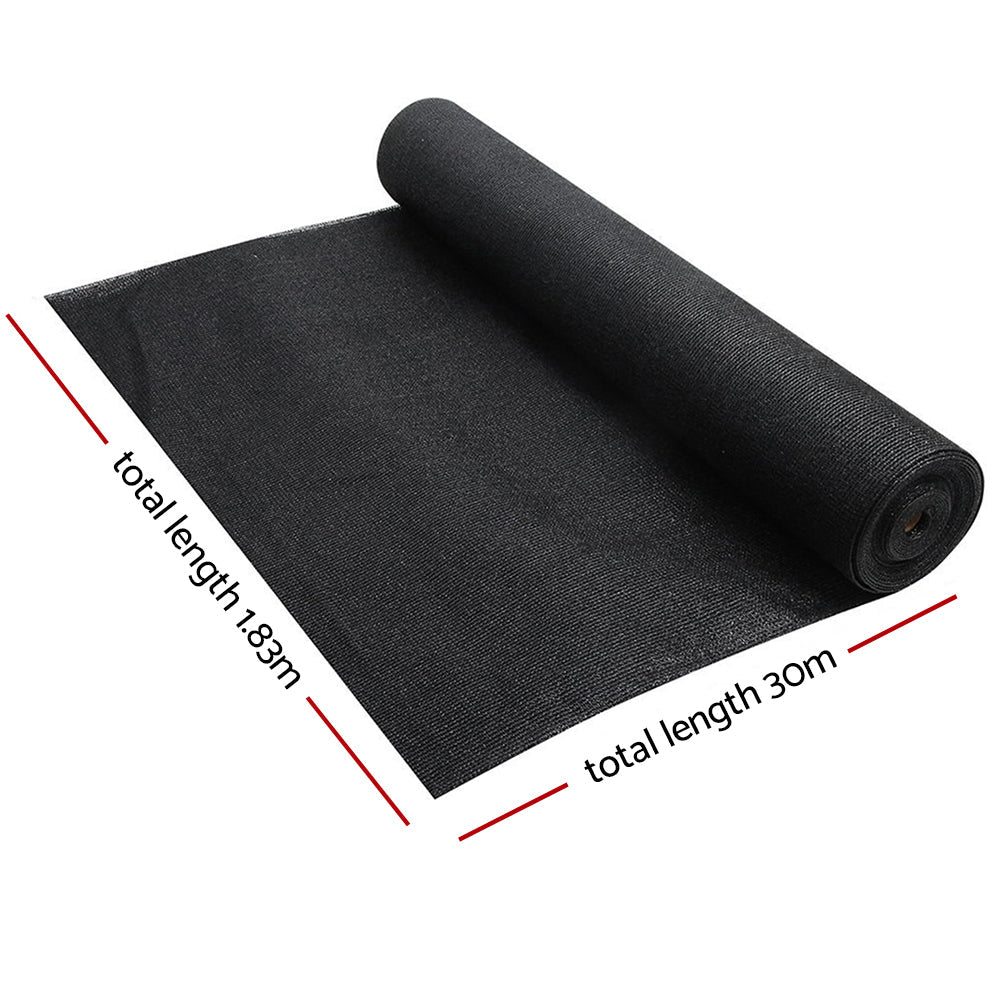 Instahut 90% Sun Shade Cloth Shadecloth Sail Roll Mesh Outdoor 195gsm 1.83x30m Does not apply