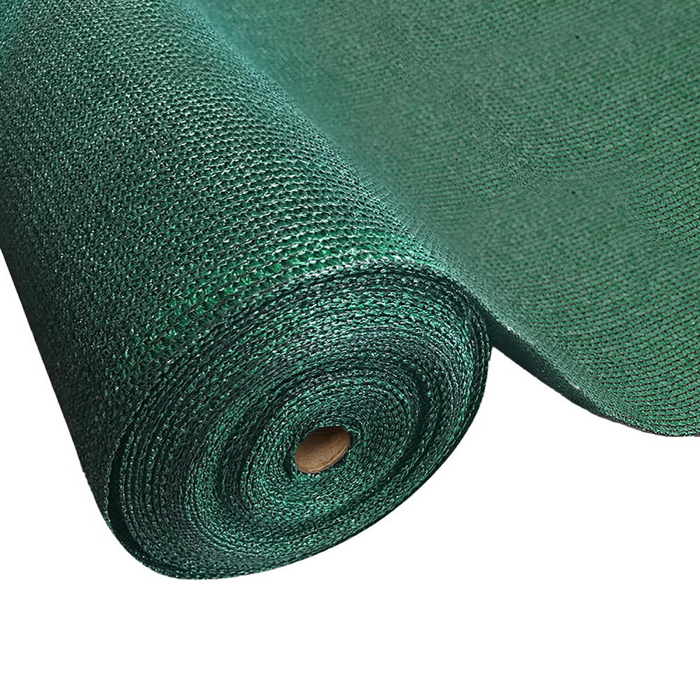 Instahut 90% Sun Shade Cloth Shadecloth Sail Roll Mesh 3.66x10m 195gsm Green Instahut
