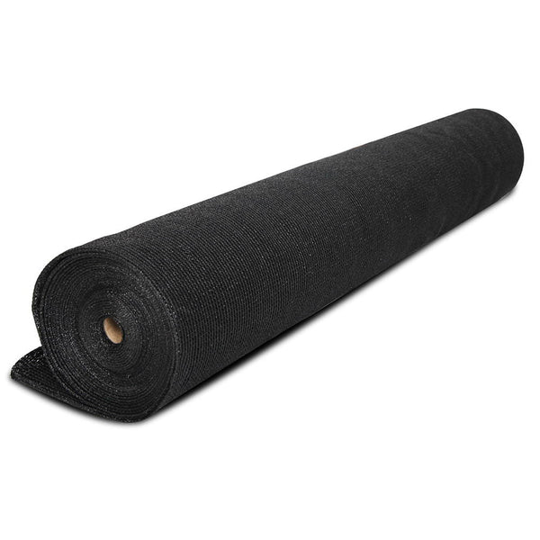 Instahut 3.66 x 20m Shade Sail Cloth - Black Does not apply