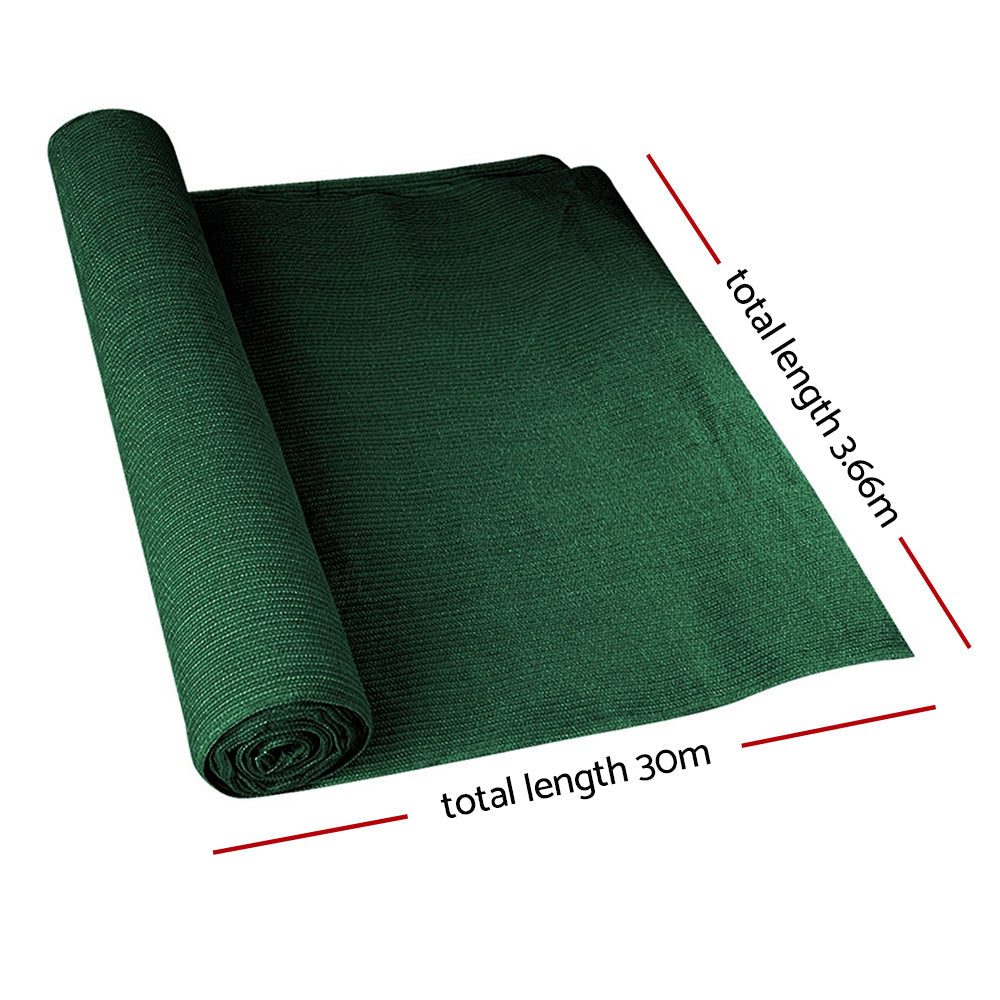 Instahut 3.66 x 30m Shade Sail Cloth - Greem Instahut