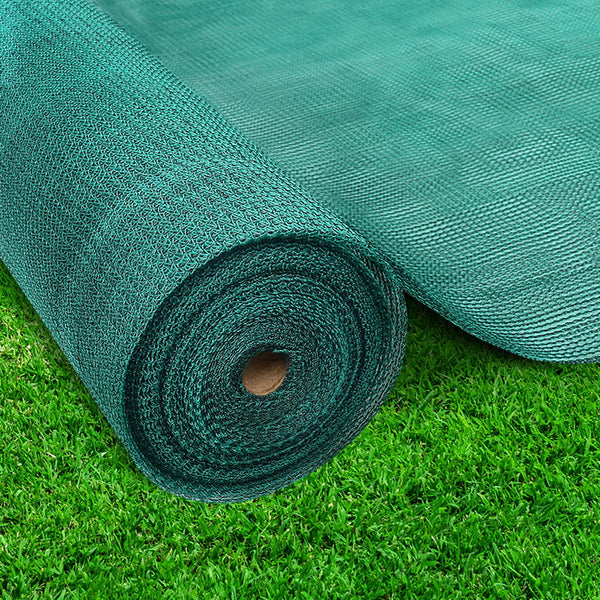 Instahut 3.66x30m 30% UV Shade Cloth Shadecloth Sail Garden Mesh Roll Outdoor Green Instahut