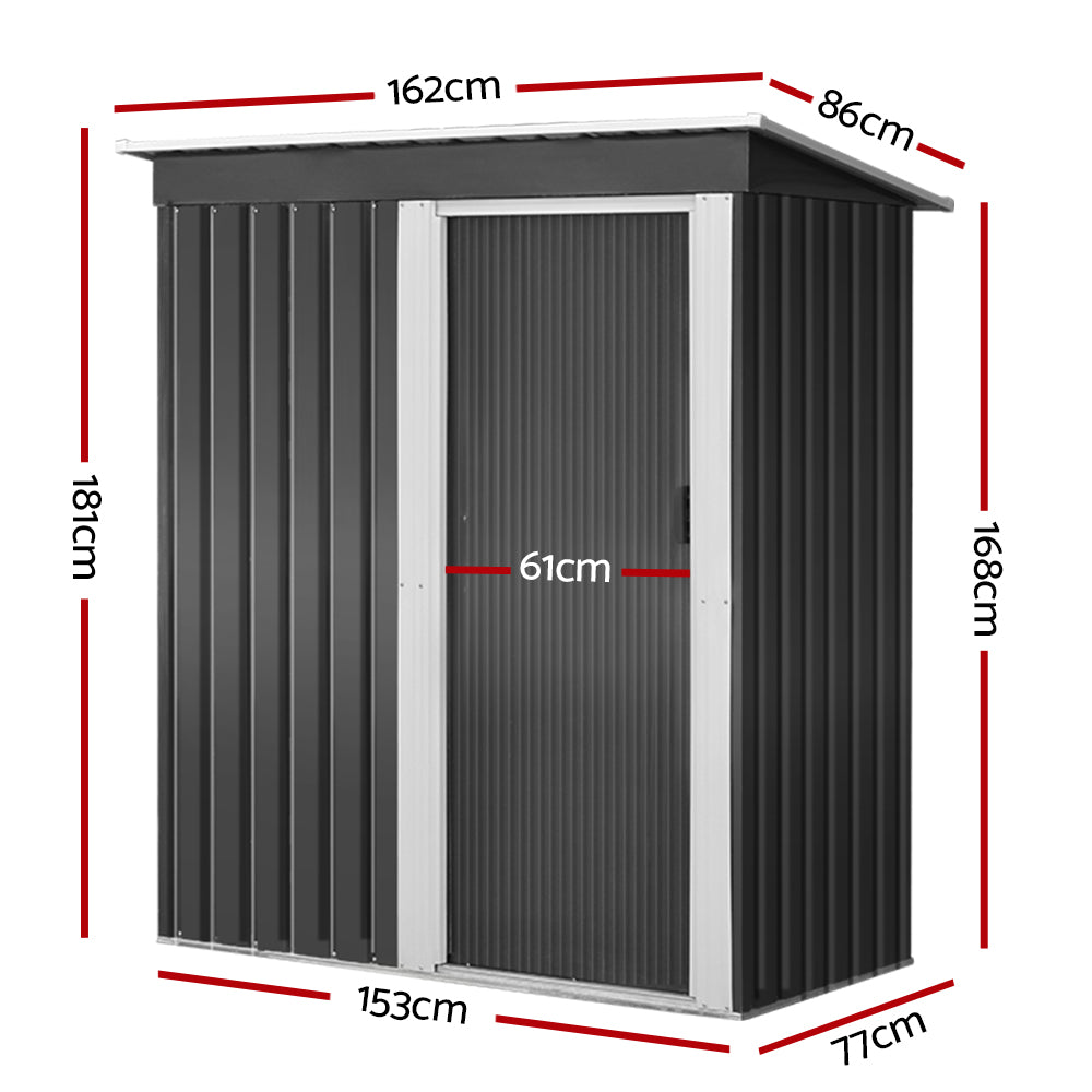 Giantz Garden Shed Outdoor Storage Sheds Tool Workshop 1.62x0.86M freeshipping - Awezingly