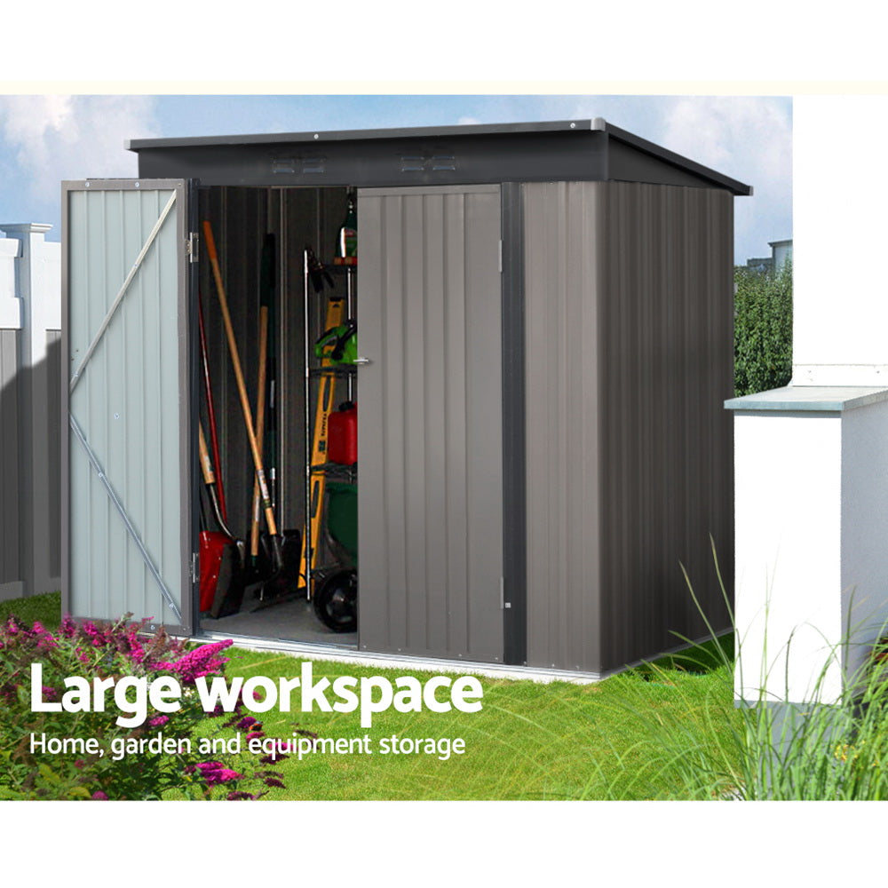 Giantz Garden Shed Sheds Outdoor Storage 1.95x1.31M Steel Workshop House Tool Giantz
