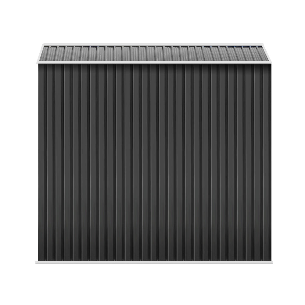 Giantz Garden Shed Outdoor Storage Sheds 2.58x3.14x2.02M Workshop Metal Base Grey Giantz