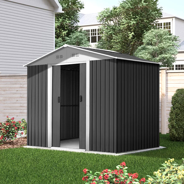 Giantz Garden Shed Outdoor Storage Sheds Tool Workshop 2.58X2.07M Giantz