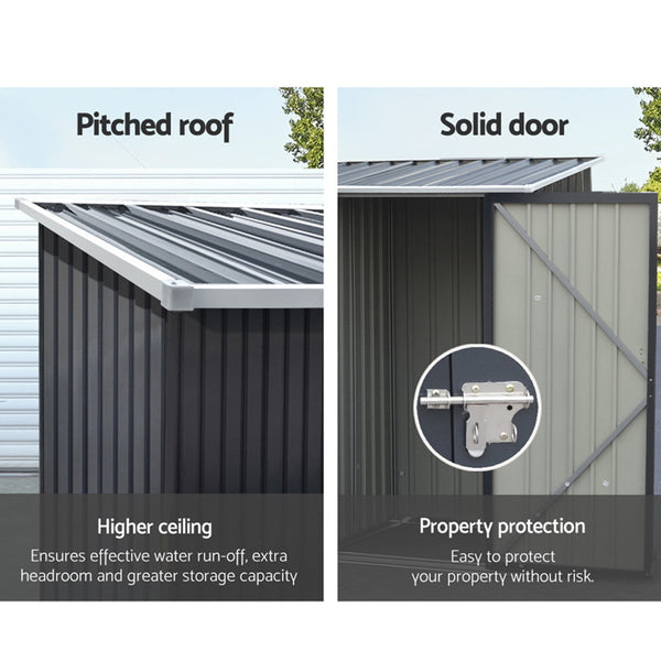 Giantz Garden Shed Sheds Outdoor Tool 0.99x1.04M Storage Workshop House Galvanised Steel Giantz