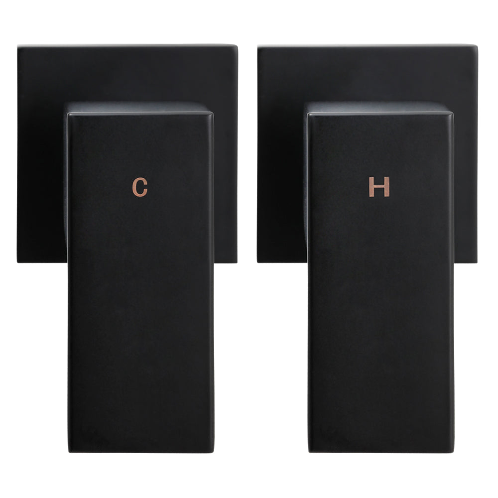 Cefito WELS 9'' Rain Shower Head Taps Round Handheld High Pressure Wall Black Does not apply