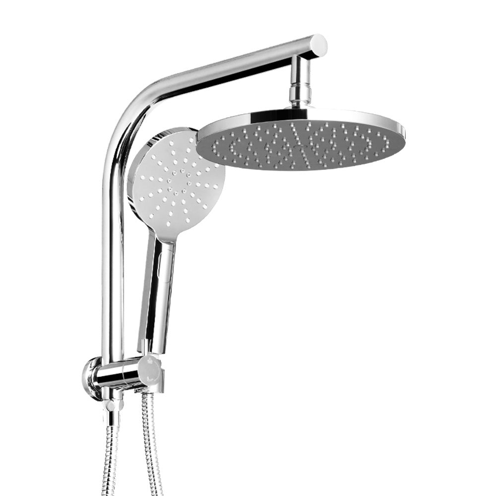 Cefito WELS 9'' Rain Shower Head Set Round Handheld High Pressure Wall Chrome Does not apply