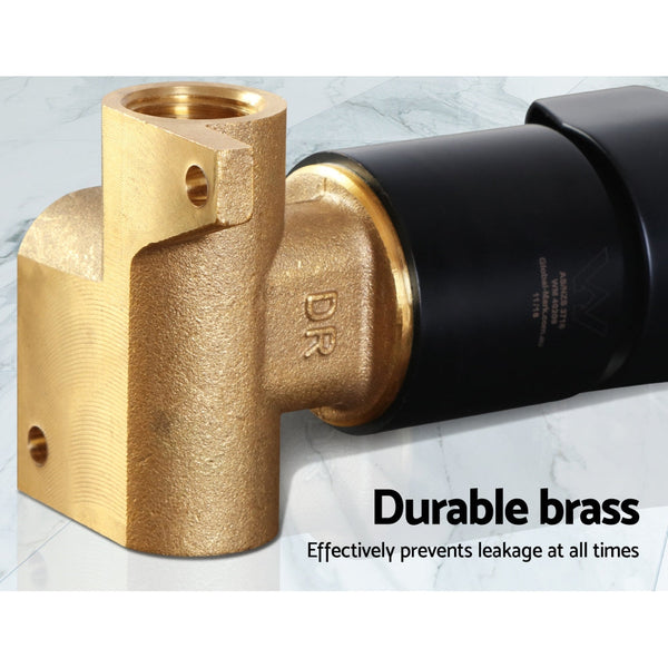 Cefito Bathroom Mixer Tap Faucet Rain Shower head Set Hot And Cold Diverter DIY Black Cefito