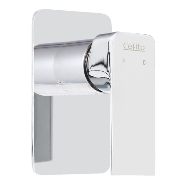 Cefito Bathroom Mixer Tap Faucet Rain Shower head Set Hot And Cold Diverter DIY Chrome Cefito