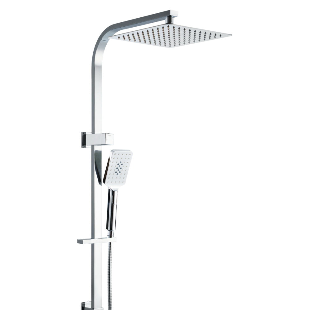 Cefito WELS 10'' Rain Shower Head Set Round Handheld High Pressure Wall Chrome freeshipping - Awezingly