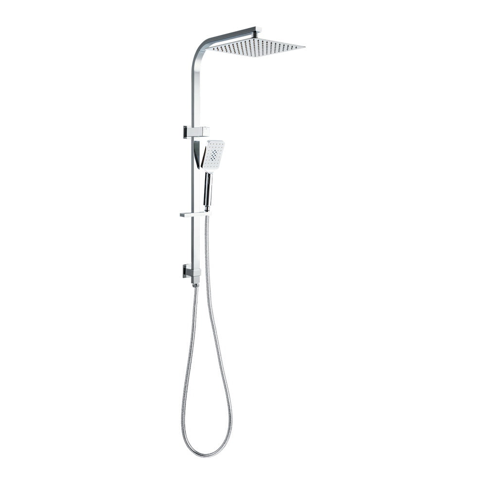 Cefito WELS 10'' Rain Shower Head Set Round Handheld High Pressure Wall Chrome freeshipping - Awezingly