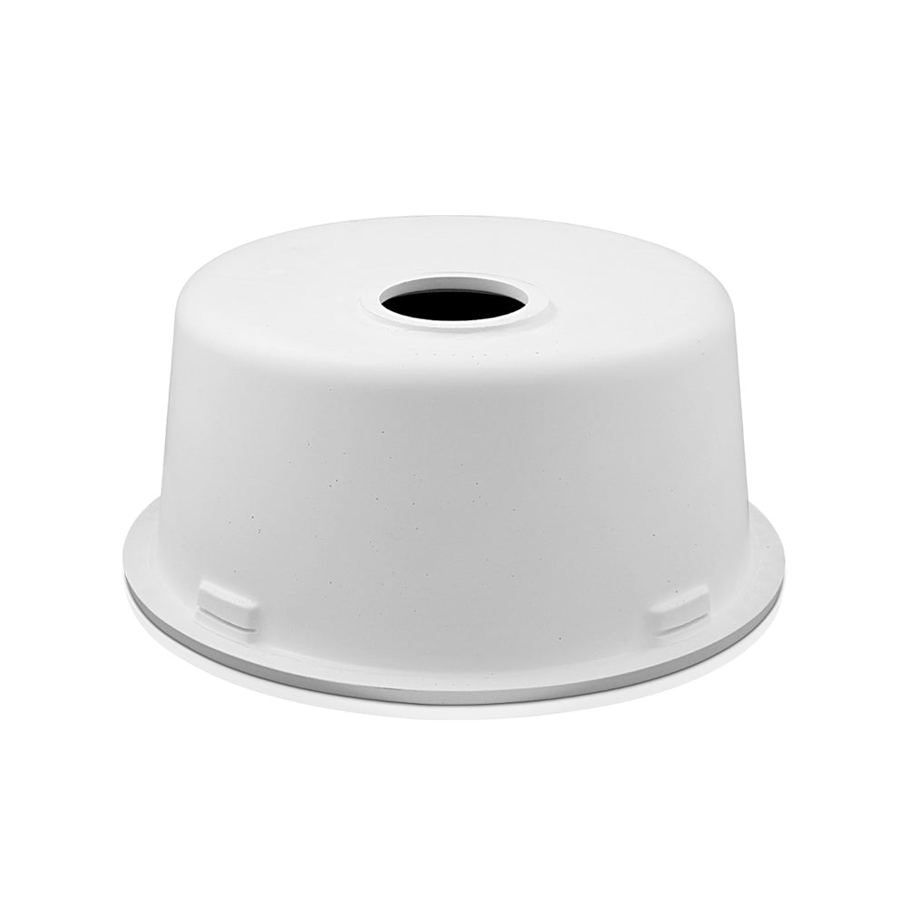 Cefito Stone Kitchen Sink Round 430MM Granite Under/Topmount Basin Bowl Laundry White freeshipping - Awezingly