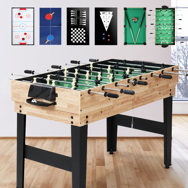 10 in 1 Soccer Table Foosball Hockey Pool Bowling Combo Games Home Party Gift Does not apply
