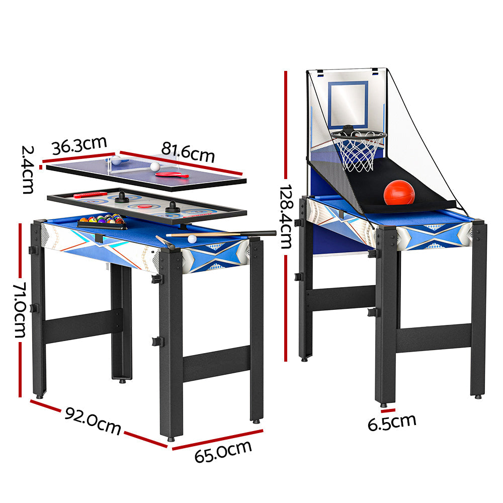 5-In-1 Games Table Air Hockey Pool Table Tennis Basketball Archery Kids Gift Does not apply