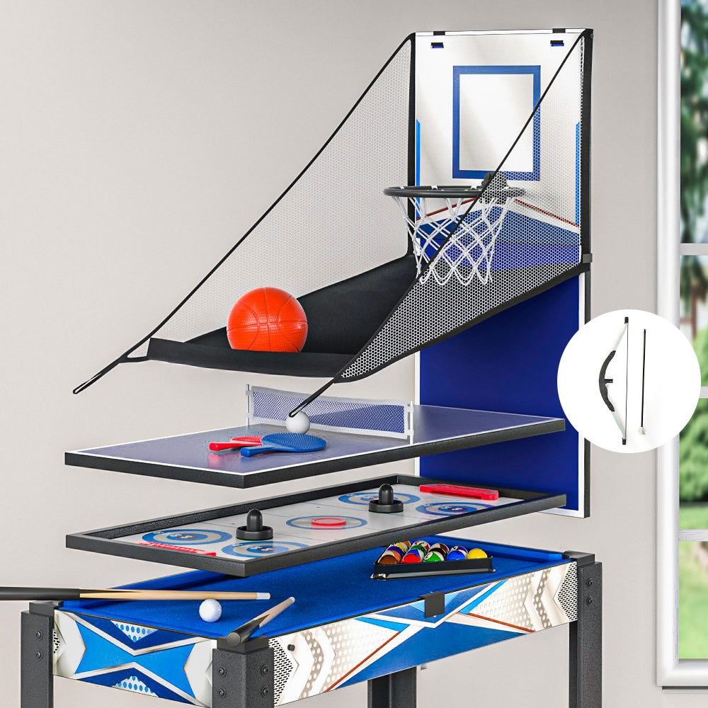 5-In-1 Games Table Air Hockey Pool Table Tennis Basketball Archery Kids Gift Does not apply