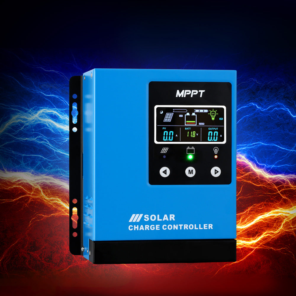Giantz 40A MPPT Solar Charge Controller Auto 12V/24V/36V/48V Battery Regulator Giantz